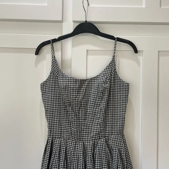 1960s Plaid Gingham Vintage Dress 2 Small - Picture 2 of 6